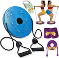 Waist Sculptor, 2026 New Waist Sculptor Twister, Waist Twister Machine Exercise with Arm Bands, Body Shaping Waist Sculptor Twist with Drawstring and Foot Massage for Exercise, Legs, Buttocks, Hip