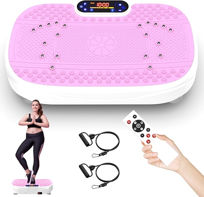 Vibration Plate, Exercise Machine,Full Body Shaker Workout Fitness Platform Home Vibration Plate