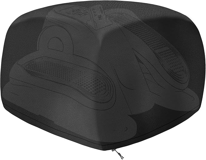 Under Desk Elliptical Cover - Oxford PVC Waterproof & Ellipse Leg Exerciser Case Compatible with YOSUDA YSD-ME/ANCHEER Under Desk Elliptical Machine (Black)