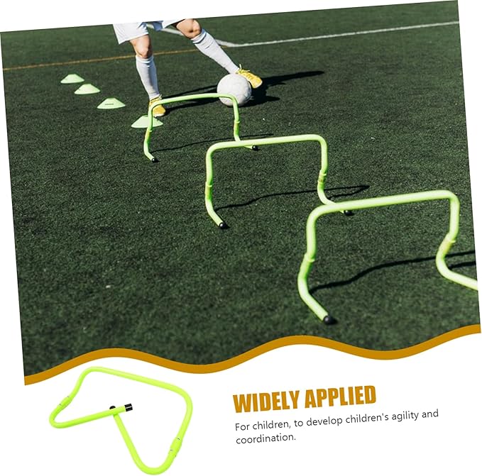 SUPVOX Boys and Girls Hurdle Agility Training Equipment for Football Practice Wear-Resistant Lightweight for Outdoor Sports and Skill Development