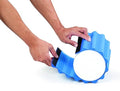 THERABAND Foam Roller Wrap, Fits Around Standard 6" Diameter Foam Rollers, Ridged Texture to Better Roll Out Muscles, Helps with Injury Prevention and Recovery, Blue, Extra Firm, Advanced
