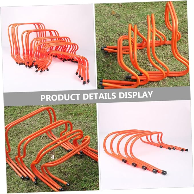2pcs Plastic Agility Hurdles 15cm Professional Training Speed Hurdles for Youth Soccer Football Agility Drills Equipment