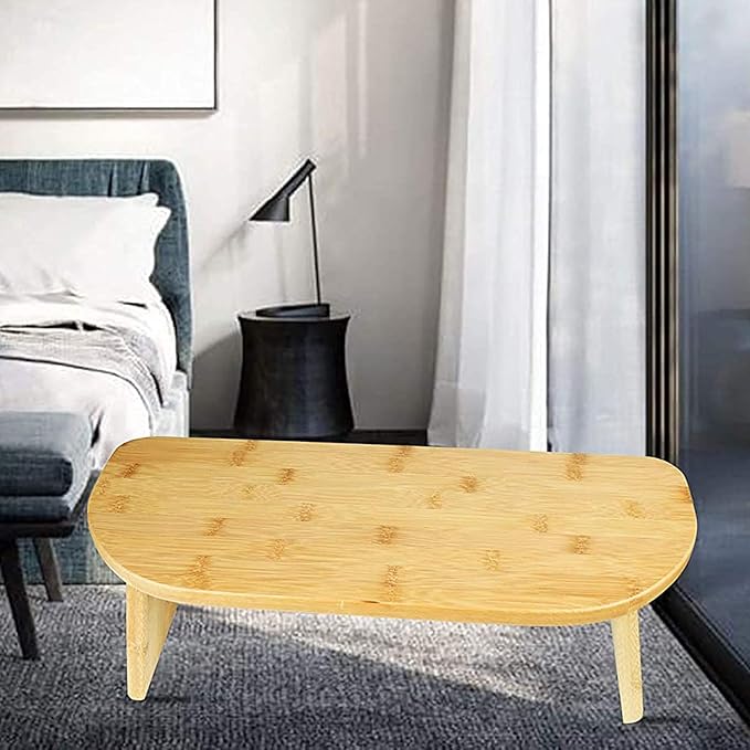 Bamboo Meditation Bench, Foldable & Ergonomic Meditation Stool, Comfortable for Kneeling or Sitting, Perfect for Deeper & Longer Meditation