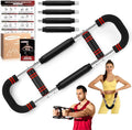 Twister Arm Trainer, 30-120 lbs Adjustable Twister Arm Chest Exerciser with 4 Spring & Poster for Men & Women, Detachable Power Twister Home Fitness Equipment for Enhancing Upper Body Muscle