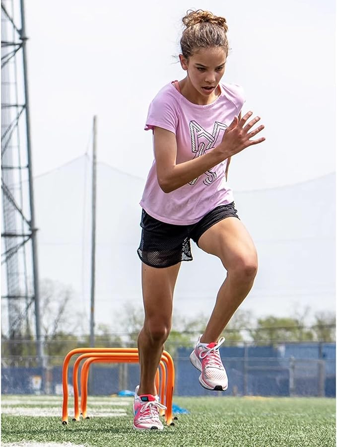 YXXSDP Speed Hurdles for Agility Training, 5 Pack Track and Field Speed Training Equipment, Coach Practice Jumping Racing Athletic Gear Track Hurdles