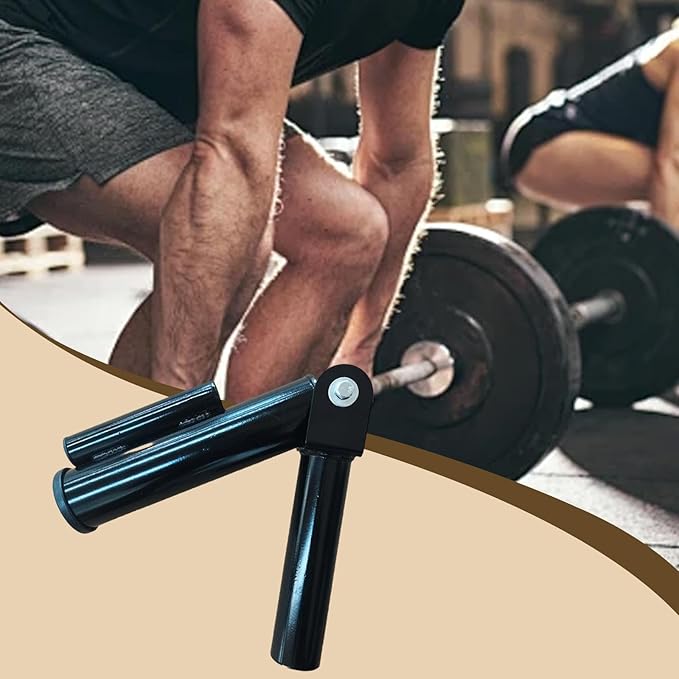 Barbell Sleeve Rack Base Fitness Equipment Support Double Barrel Design Heavy Duty for Strength Training Barbell Attachment