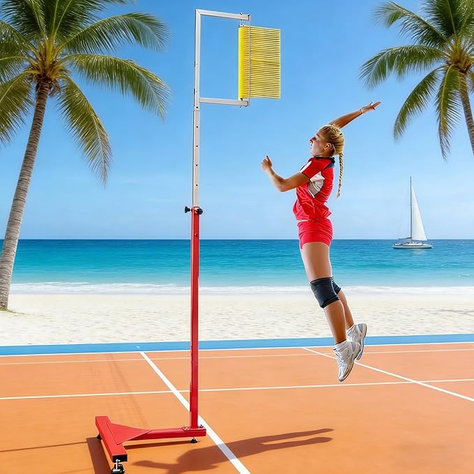 Vertical Jump Tester for Training, Height Adjustment Jump Measurement Tool, Vertical Measure Trainer Stick Pole for Basketball Volleyball Training Aid
