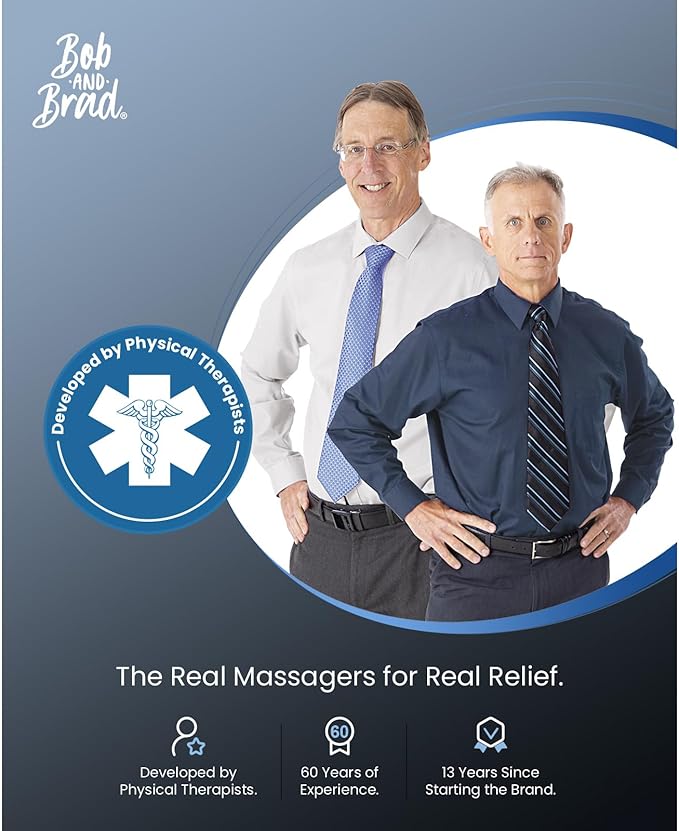BOB AND BRAD Q2 Plus Mini Massage Gun with Heat, Pocket-Sized Heated Deep Tissue Massager, FSA Portable Muscle Massager Gun, Ultra Small & Quiet Travel Massage Gun for Pain Relief, HSA Eligible