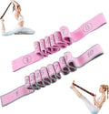 Fitness Resistance Band for Stretching and Yoga, Fashion Puller Exercise, 8/10 Loops Elastic Exercise Bands for Adults, Exercise Bands with Handles for Full Body Stretching Shaping