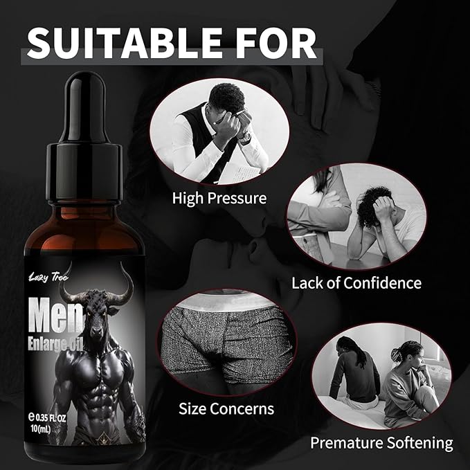 Men Enhancement Grow Oil, Big Size Male Re-Vitalize Oil, PenI Health for Skin Hydration & Sensitivity Support Restore Corpus Cavernosum for Men’s Health Moisturize Skin,sn3