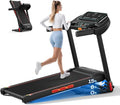 LIJIUJIA Treadmill for Home,Treadmills with 0%-15% Auto Incline,3HP Bushless,300 LBS,LED Display,Pulse Monitor