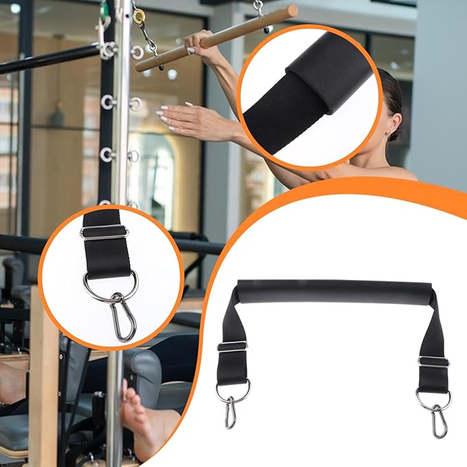 YIJU Pilates Foot Strap for Reformer Portable Comfortable Exercise Strap Equipment Accessory for Gym Fitness Gymnastics