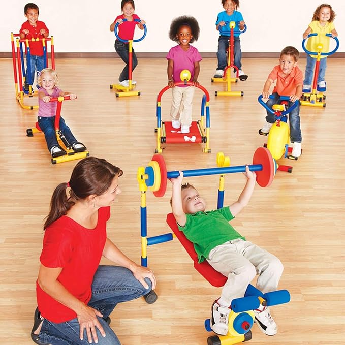 Rowing Machines for Kid, Home Rower Multi-Gym Monorail Hydraulic Resistance, for Boys and Girls