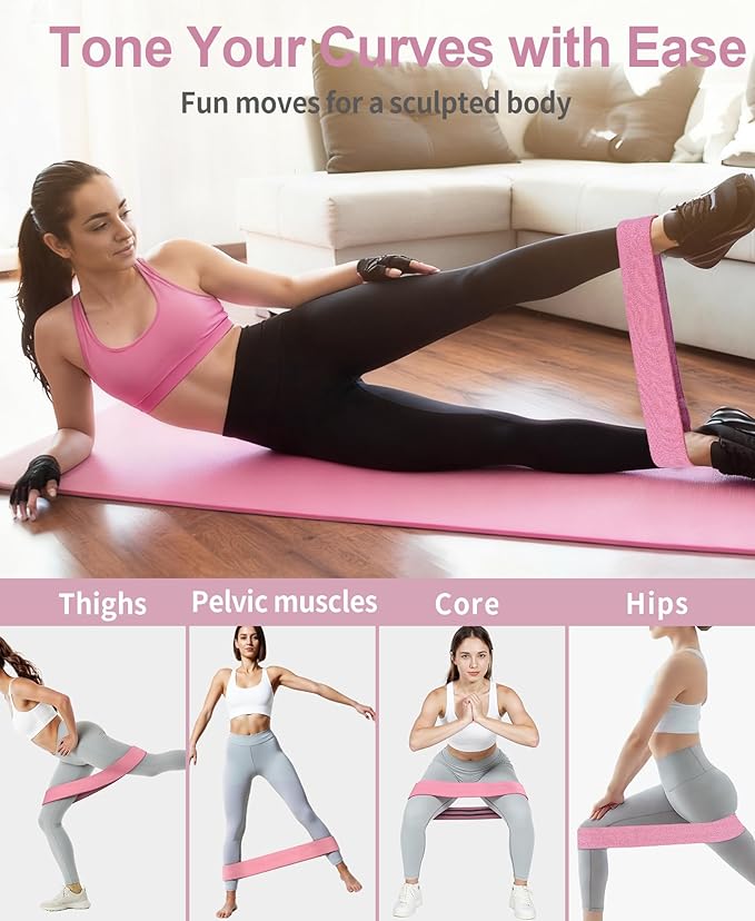 Pelvic Floor Exercise Devices Kegel Exerciser Muscle Trainer 15-70lbs Adjustable for Women/Men, Inner Thigh Exerciser Hip Abductor Machine with Resistance Band, Leg Workout