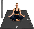 Extra Large Yoga Mat 6'x4'(1/3" & 1/4" Thick), Non-Slip, Ultra Durable, Wide Workout Mat, Wide Exercise Mats for Home Workouts, Yoga, Pilates, Stretching (Barefoot Exercise)