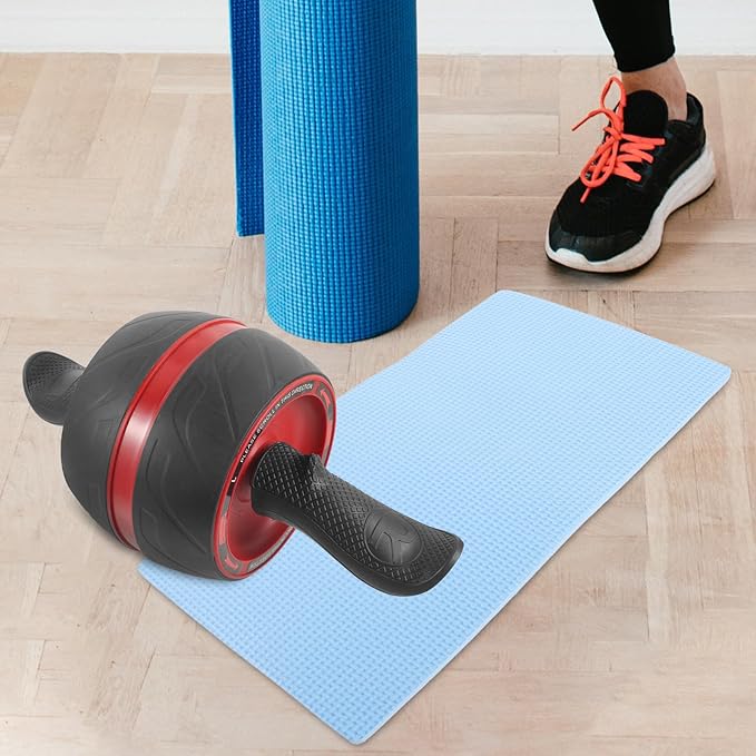 Automatic Return Ab Roller Wheel Core Workout Abdominal Trainer for Home Gym Exercise Men Women
