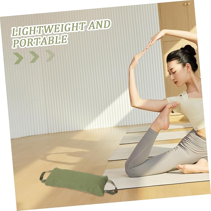 UPKOCH Weightlifting Sandbag for Yoga Exercise Canvas Fitness Bag Leg Slimming Workout Portable Empty Fitness Hanging Pouch