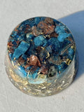 Blue Apatite Orgone Generator Energy Accumulator 7.83Hz/432Hz/528Hz/Advance Harmonics Many Beautiful Ingredients!! (Blue Apatite)