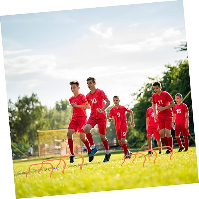 5pcs Football Training Hurdle Agility Training Racks for Outdoor Practice Barriers for Speed and
