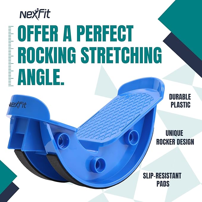 Foot & Calf Stretcher – Premium Stretcher for Plantar Fasciitis, Achilles Tendonitis Relief – Foot Rocker with Durable, Slip-Resistant Design - Stretch Guide for Effective Leg Flexibility
