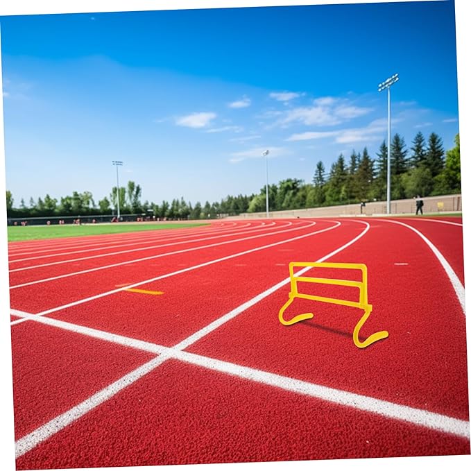 Toyvian Adjustable Height Agility Hurdles Detachable Soccer Training Equipment for Speed and Agility for Athletes for Football and Basketball Training