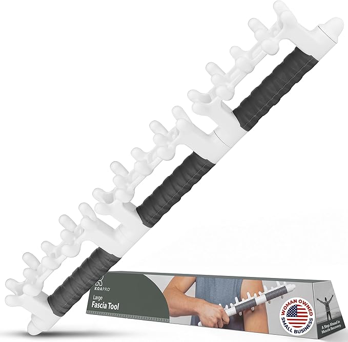 KOAPRO Whole Body Massage Tool - Myofascial Release Tool, Manual Trigger Point and Deep Tissue Massager, Holistic Fascia Health for Cellulite Massage on Legs, Back, and More - Full Body Massage Stick