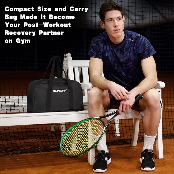 QUINEAR Air Compression Recovery System, Professional Sequential Device for Massage Therapy, Foot and Leg Recovery Boots to Improve Circulation for Athletes, FSA-HSA Eligible (Large)