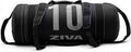 ZIVA Premium Power Core Sandbag - Elite Level Pre-Weighted Workout Bag, Commercial Grade Textured DuraLeather Shell, Reinforced Stitching Webbing, Ergonomic Handles | Home Gym Exercise - (10-50 lbs.)