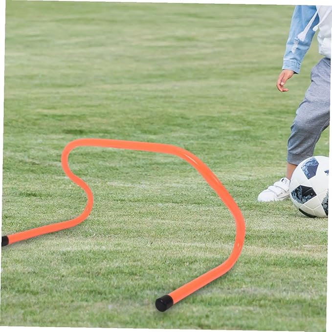 4pcs Plastic Agility Hurdles 15cm Speed Training Equipment for Soccer Football Track Agility Drills Sports Hurdle Set