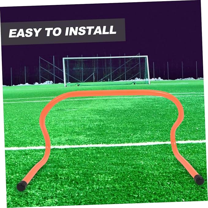 PRETYZOOM 4pcs Plastic Training Hurdles 15cm Height Agility Speed Hurdles for Soccer Football Track Field Sports Conditioning Equipment for Youth