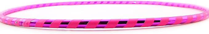 Weighted Beginner Fitness Hula Hoop for Adults - Exercise Hoop for Weight Loss & Core Workout - Large Diameter Hoop for Easy Learning - Handmade in USA - Multiple Sizes & Colors