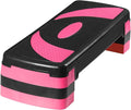HomGarden Adjustable Workout Aerobic Stepper in Fitness & Exercise Step Platform Trainer Stepper w/Risers Adjust 4"-6''-8''