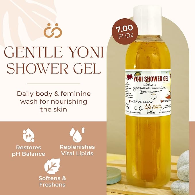 Ph Balance Feminine Wash - Vee Health & Yoni Wash Shower Gel- Use with Yoni Oil. Moisturizing Calendula, Mint for Odor, Itchy & Dry Skin - Paraben-Free Gentle Cleanse Daily Use 6 oz