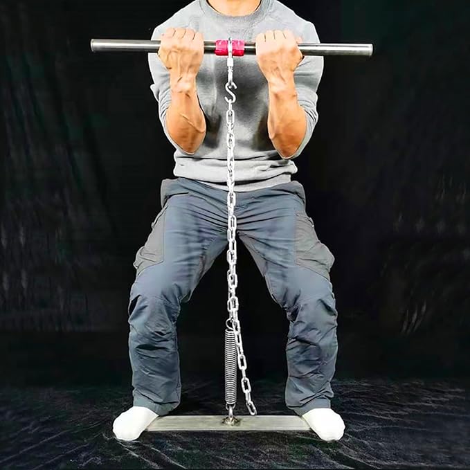 Isochain, Isometric Exercises Equipment, Static Training Device for Building Muscle and Strength