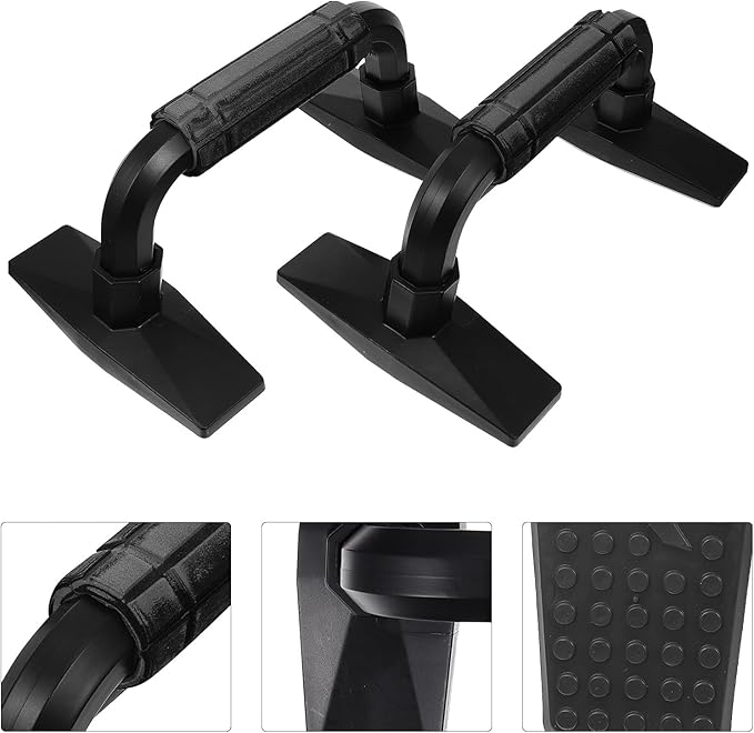 VALICLUD 2pcs Push-up Bars Portable Push up Stands with Non-slip Base for Indoor Home Fitness Equipment Arm Strength Training
