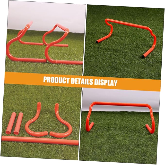 3pcs Detachable Hurdle Rack for Training Ladder Sport Equipment Field Hurdle for Drills