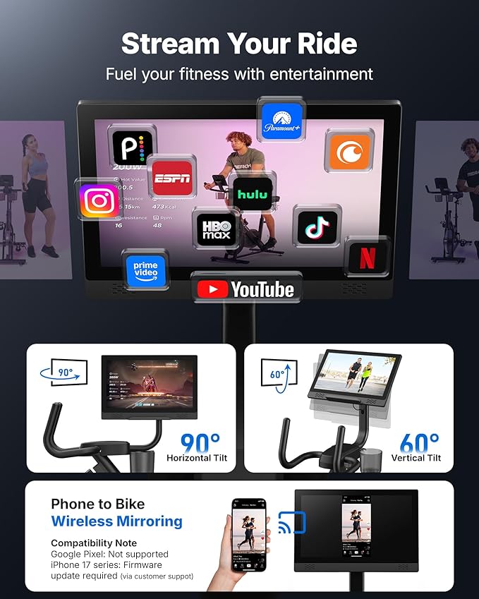 MERACH Recumbent Exercise Bikes for Home with Smart Bluetooth Equipment Exercise Bikes App,LCD,Heart Rate Handle Stationary Bikes for Home, Magnetic Recumbent Exercise Bike for Seniors Gym S08/S23