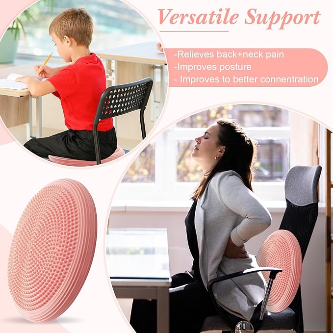 Libima Wobble Cushion Wiggle Seat for Sensory Kids, Flexible Seating for Classroom Elementary Balance Board for Office School Home