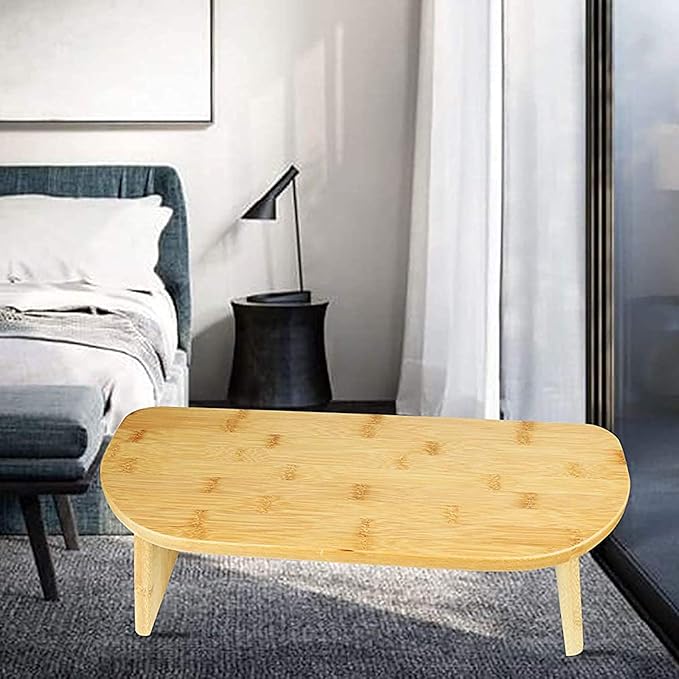 Kneeling Meditation Bench with Foldable Bamboo Meditation Bench Legs, Perfect Kneeling Stool Ergonomic Bamboo Bench - Includes Carrying Bag
