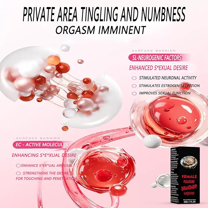 Female-Arousal Gel Orgasm-Gel for Women - Pleasure-Enhancing Gel a Topical Warming Massage - Lotion for Women Delivers a Pleasant Slightly Tingling Sensation to Enhance Intimacy. 30ml