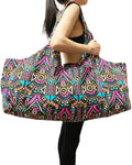 Aozora Yoga Mat Bag Large Yoga Mat Tote Sling Carrier with Pockets Fits Mats with Multi-Functional Storage Pockets Light and Durable