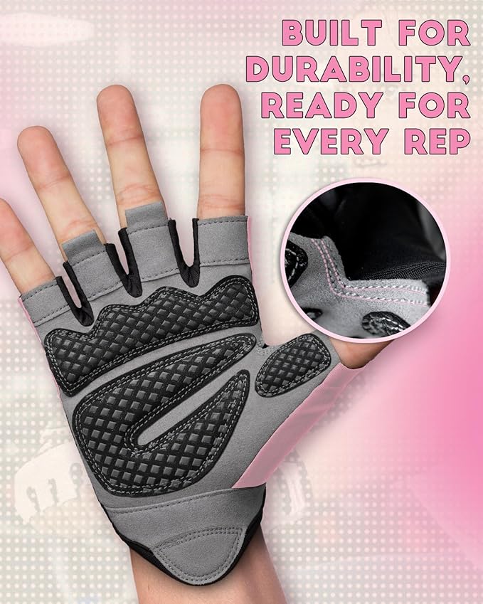 VINSGUIR Workout Gloves for Men and Women, Weight Lifting Gloves with Excellent Grip, Lightweight Gym Gloves for Weightlifting, Cycling, Exercise, Crosstraining, Pull ups, Fitness, Climbing and Rowing