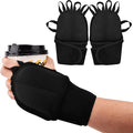 2 Pack Weighted Gloves for Tremors, Adjustable Hand Stability Aid for Parkinson's Patients, Writing Stability & Strengthening, Hand Grip Strength Trainer (Black)