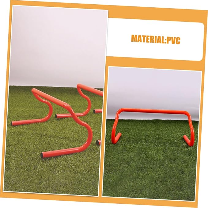 SUPVOX 3pcs Detachable Speed Hurdles Set for Agility Training Lightweight and Portable Hurdles for Soccer Baseball and Athletic Practice Indoor and Outdoor Sports Equipment