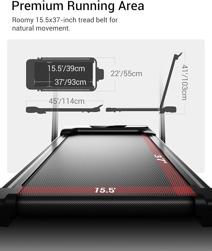 LONTEK 3-in-1 Foldable Treadmill with 300 LBS Capacity, 15% Walking Pad Treadmills for Home and Office, 2.5 HP Under Desk Treadmill with Quiet Brushless