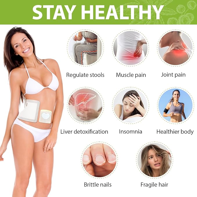 50 Pcs Castor Oil Patches with (8oz) Castor Oil Organic Cold Pressed Unrefined Glass Bottle,Cotton Caster Oil Pack Wrap for Waist Back Neck Arm Belly,Self-Adhesive Disposable for Convenient Use