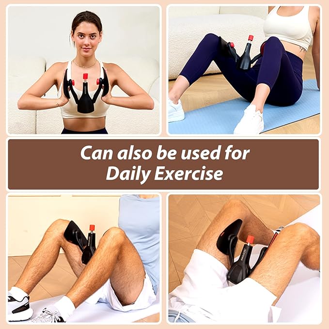 Pelvic Floor Trainer, Kegel Exercise Equipment for Men and Women, Thigh and Leg Exerciser for Core Strength, Home Workout Device for Bladder Support