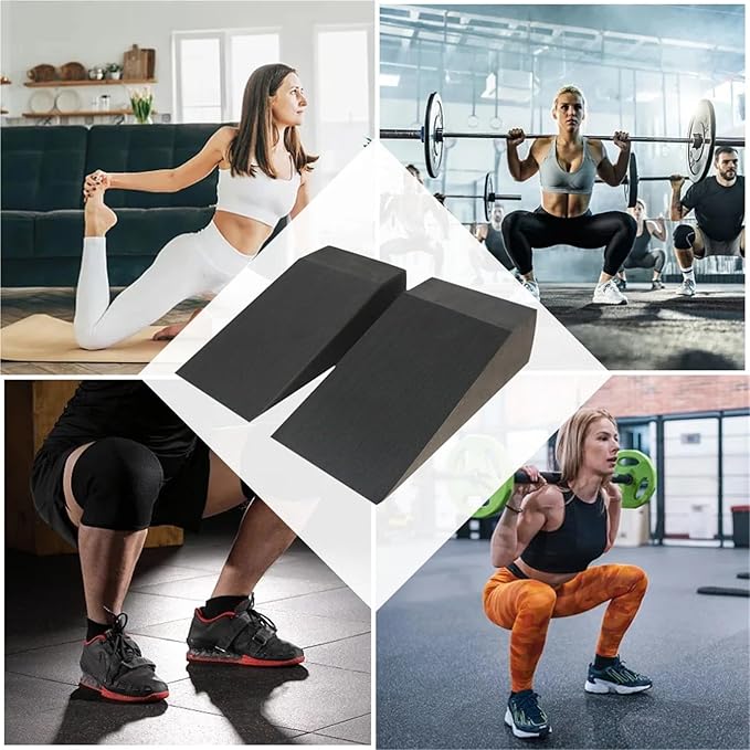 Yoga Foam Wedges Foam Yoga Wedge Blocks Improve Lower Leg Strength Riser Block Squat for Balance Stretch