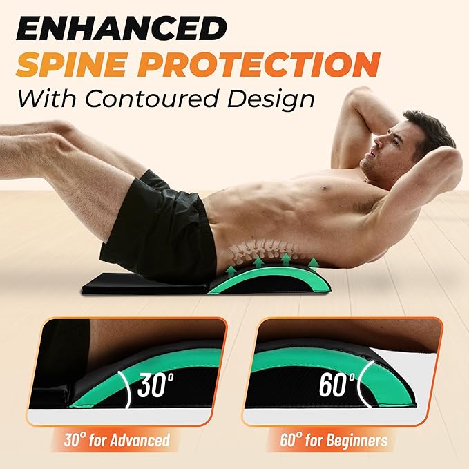 Yes4All Abdominal Exercise Pads, Foldable Ab Workout Equipment for Home Gym Core Training & Back Stretching, Sit Up Mat for Floor Exercises