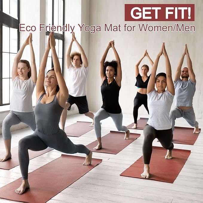 24 Pack 3 mm Thick Yoga Mat Bulk, Non Slip Exercise Workout Fitness Pad for Women Men, Gym Home Yoga Pilates, Easy to Clean, Sturdy PVC